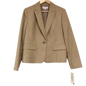 Picone Sandalwood Tan Blazer Professional Business Suit Jacket